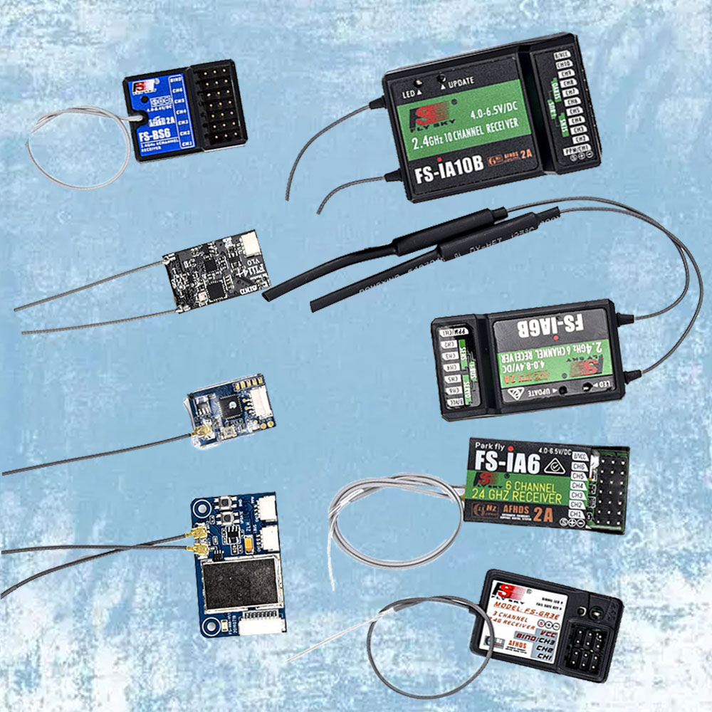 Fpv Drone Receiver - ฟลายสกาย RC รีซีฟเวอร์ FS-IA6 IA6B IA10B