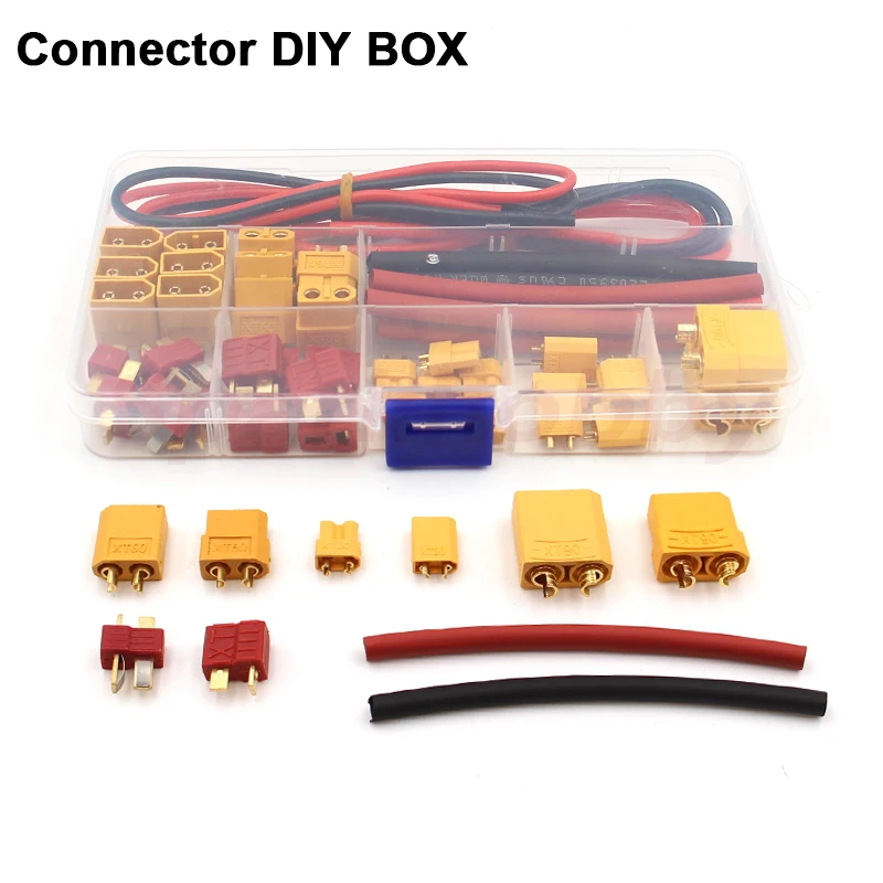 Fpv Drone Tool Kit - Connector DIY กล่อง (XT30/XT60/XT90/T-plug/ซิลิโคน) ชายหญิงชุดสําหรับ RC