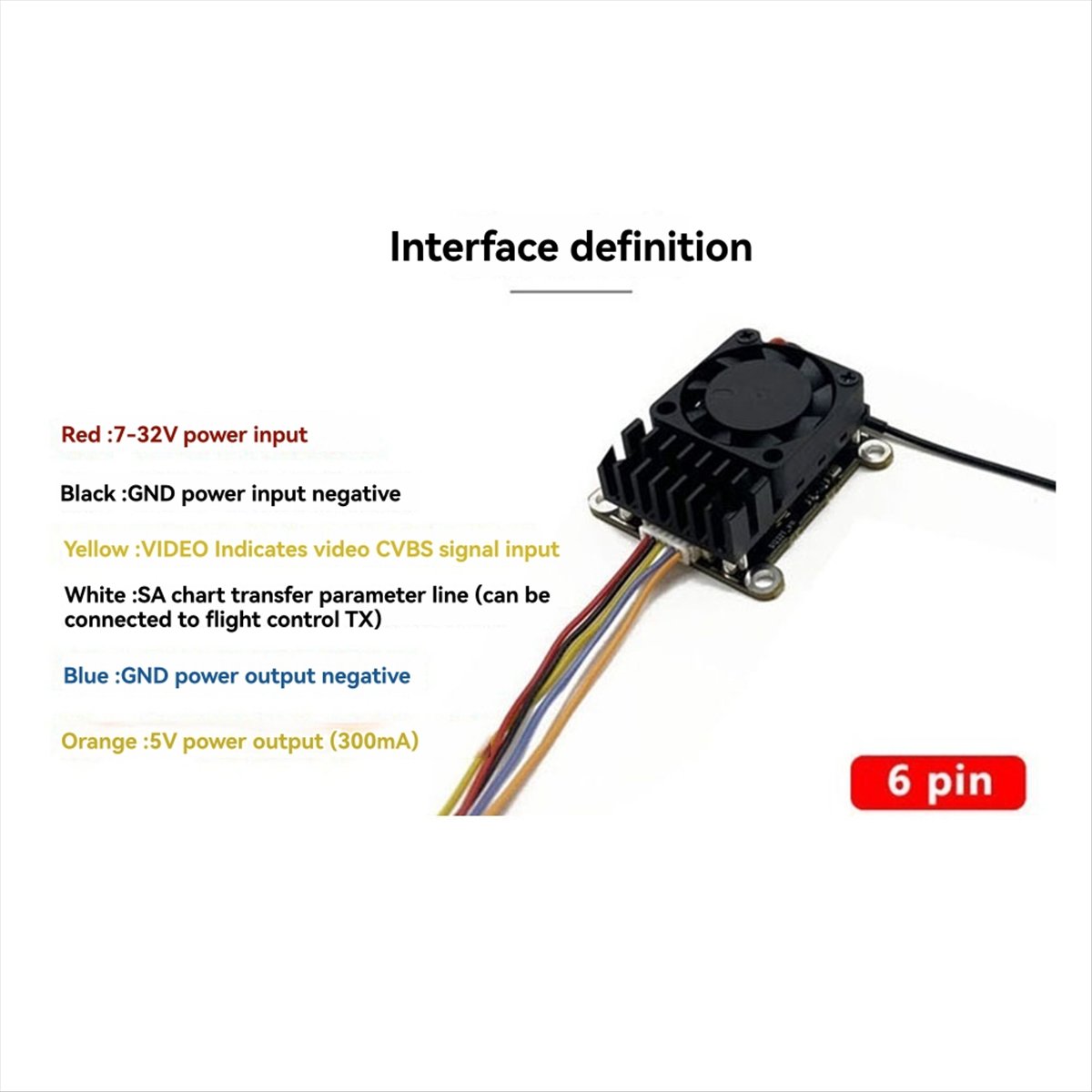 5.8G 2W VTX 2000mW โมดูลส่งสัญ - Fpv Drone Vtx บทวิจารณ์และราคา