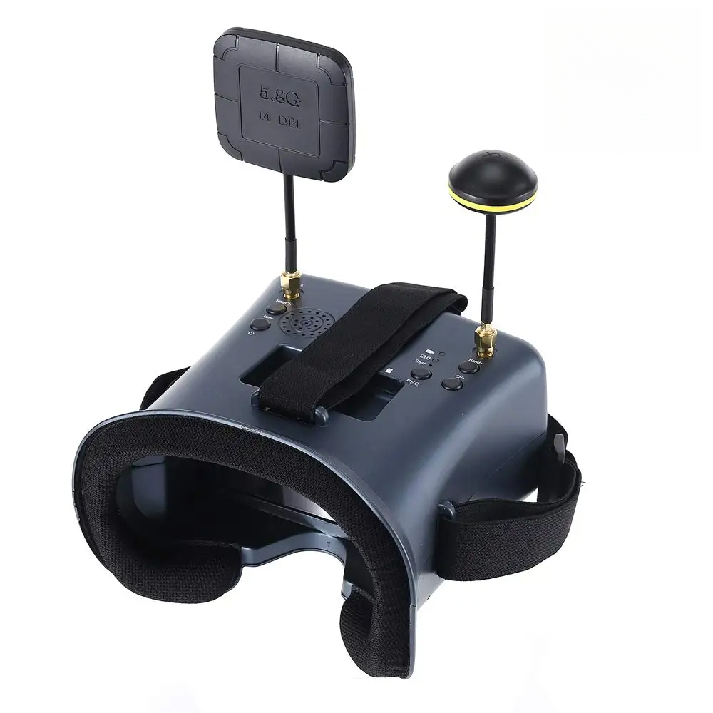 5.8G 40CH 4.3 นิ้ว 800*480 ชุด - Fpv Drone Goggles บทวิจารณ์และราคา