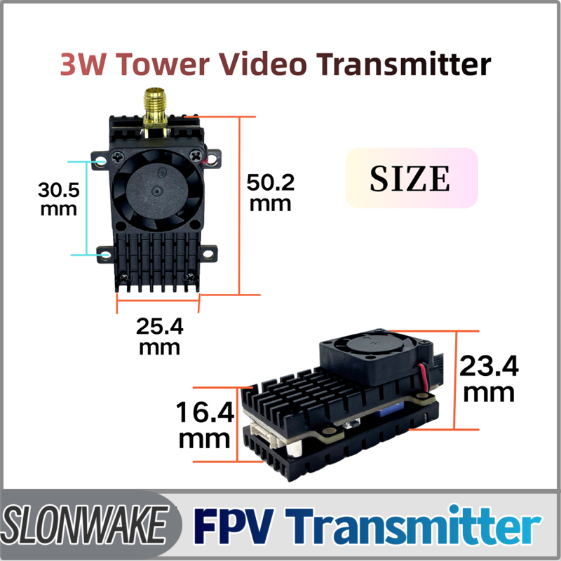 โมดูลส่งสัญญาณวิดีโอ SLONWAKE  - Fpv Drone Frame บทวิจารณ์และราคา