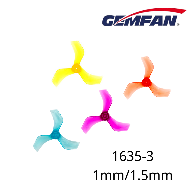 ใบพัด Gemfan 1635 ขนาด 40 มม.  - Fpv Drone Propeller บทวิจารณ์และราคา